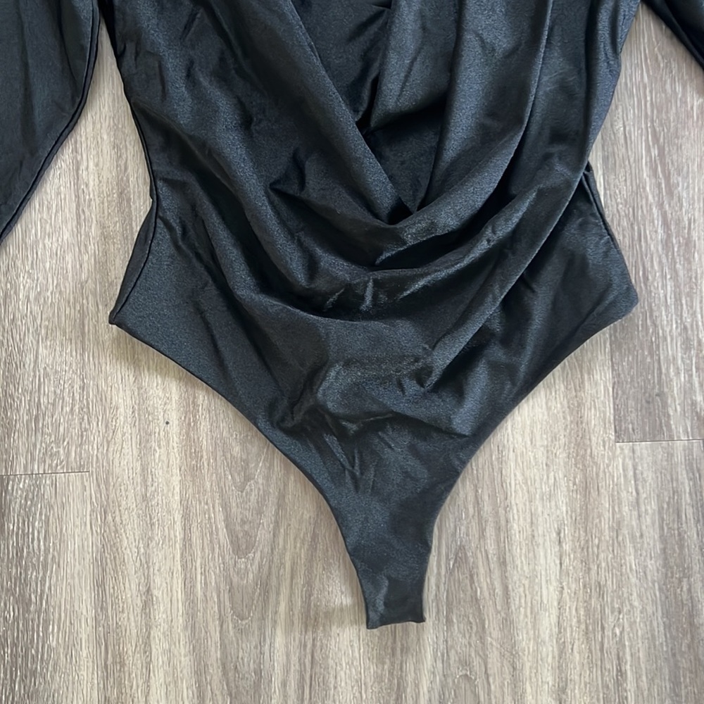 And Now This Long sleeve Bodysuit Black Medium - Picture 4 of 7
